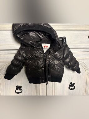 Appaman Mini Black Puffer Jacket Baby Cozy Stylish 3-6M